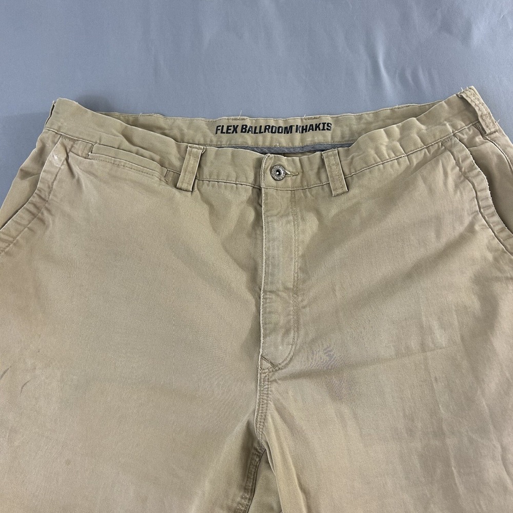 Duluth Trading Pants Flex Ballroom STRETCH w/‎ Zip side Sz 38Wx28L 53726 - Picture 3 of 16